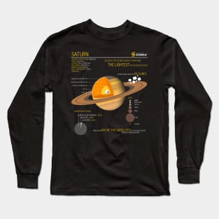 Astronomy: Saturn Long Sleeve T-Shirt